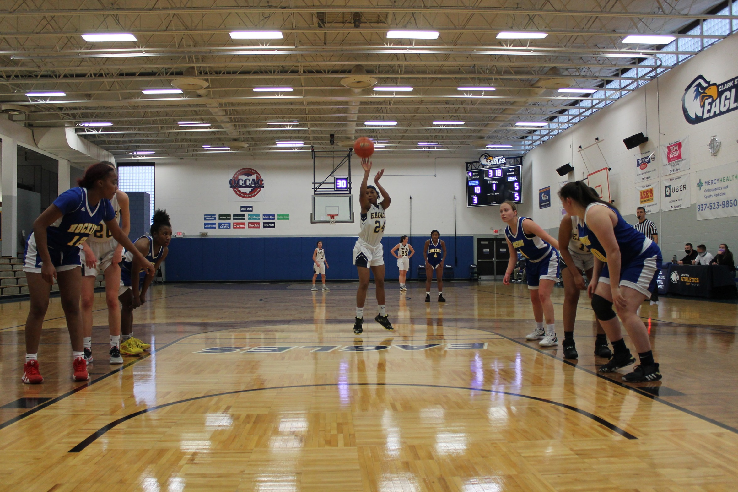 Eagles Victorious over Hocking College, 78-75 Win